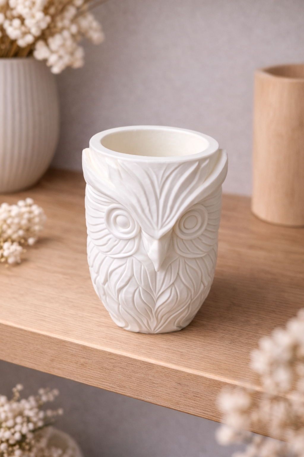 Owl Decor Vaza