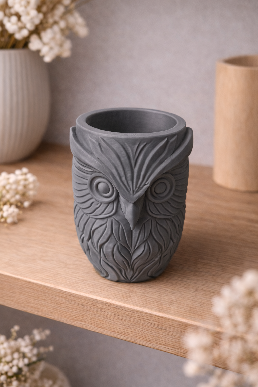 Owl Decor Vaza